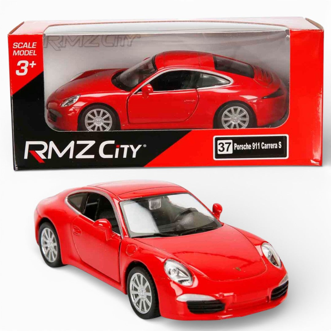 RMZ City 1:36 Porsche 911 Carrera S Diecast Car Model – Red