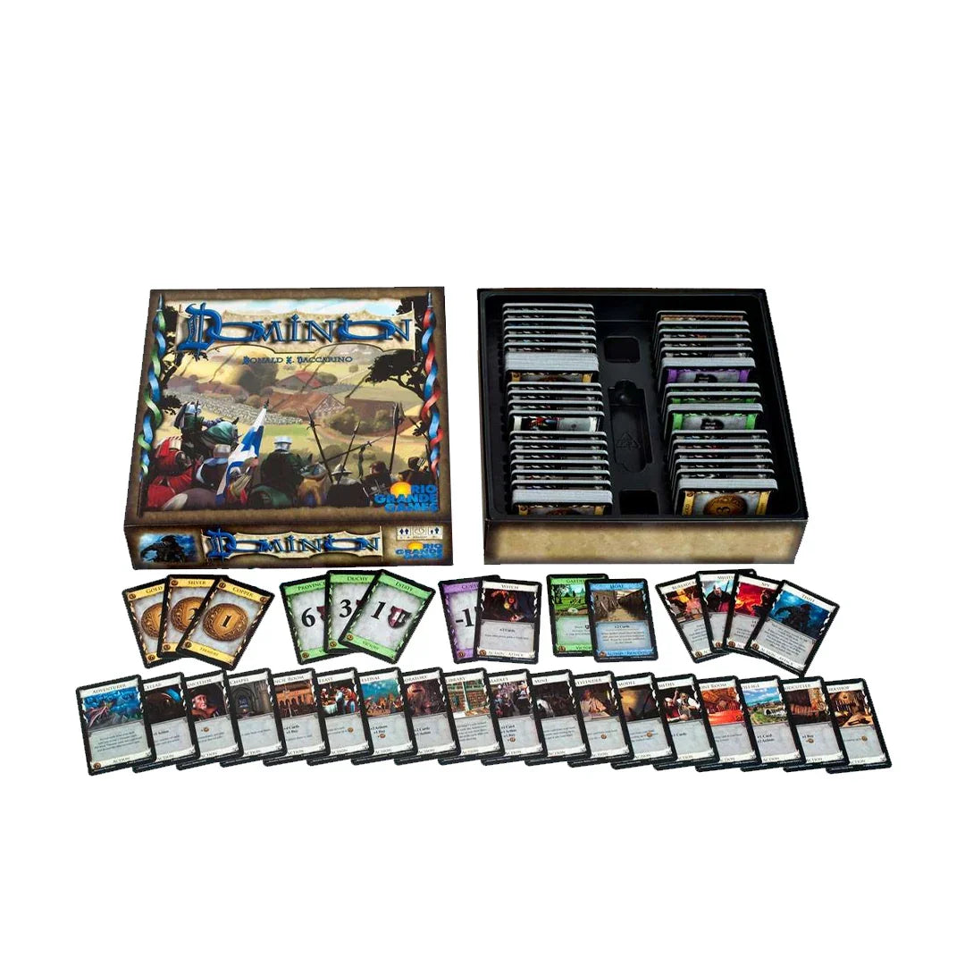 Dominion 2nd Edition Board Game – Deck-Building Strategy Game by Rio Grande - Jaiman Toys