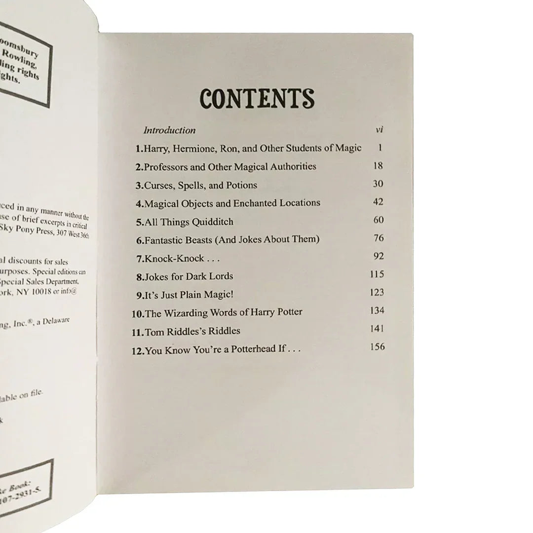 The Unofficial Harry Potter Joke Book (Gryffindor/Ravenclaw) by Brian Boone - Hardback - Jaiman Toys