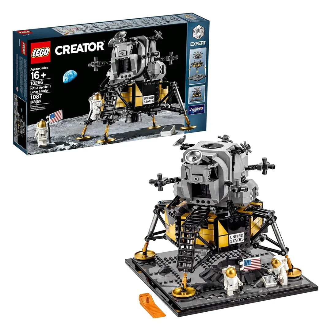 LEGO Creator Expert NASA Apollo 11 Lunar Lander 10266 Building Kit - Jaiman Toys