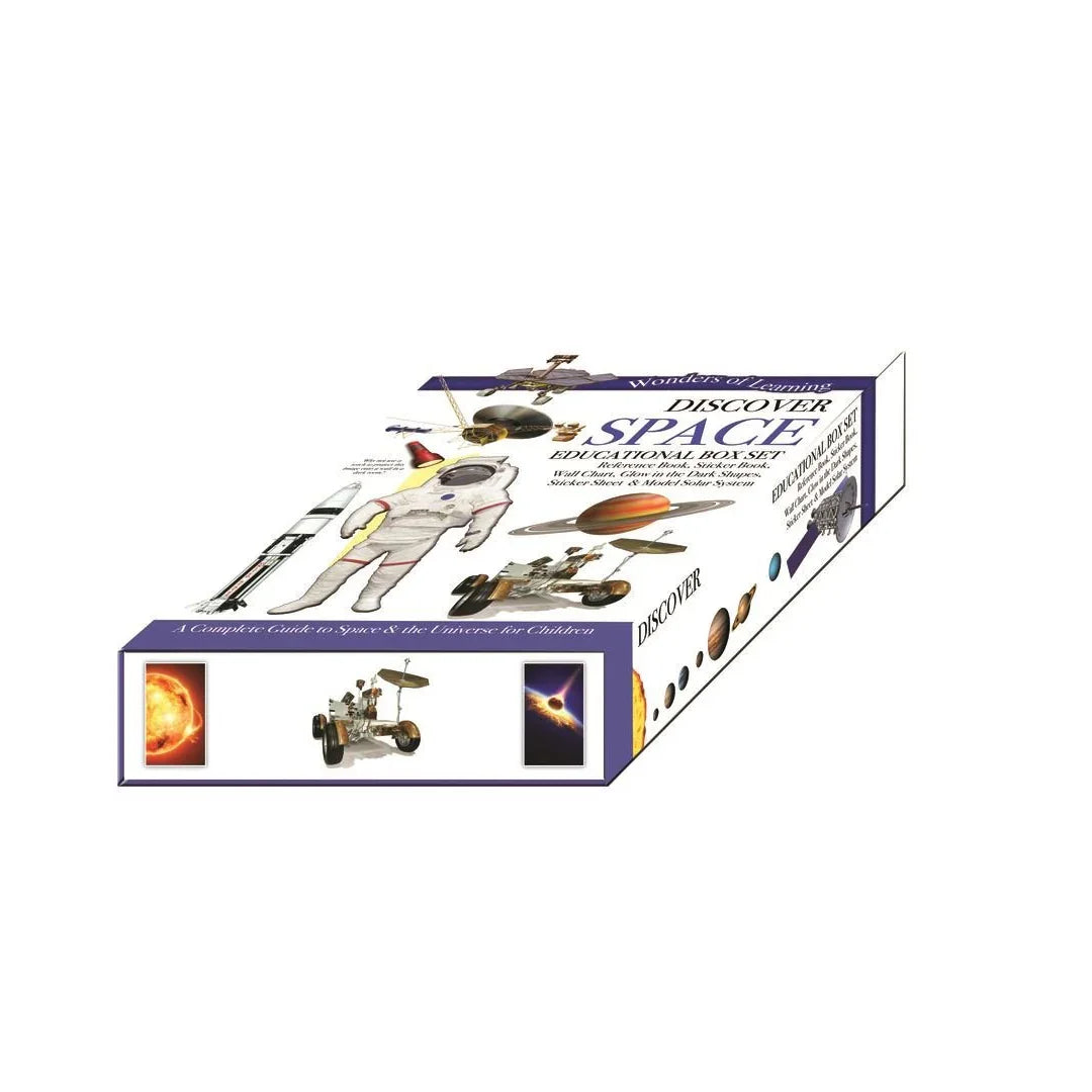 Wonders of Learning – Discover Space Educational Box Set | Kids Astronomy & Solar System Kit