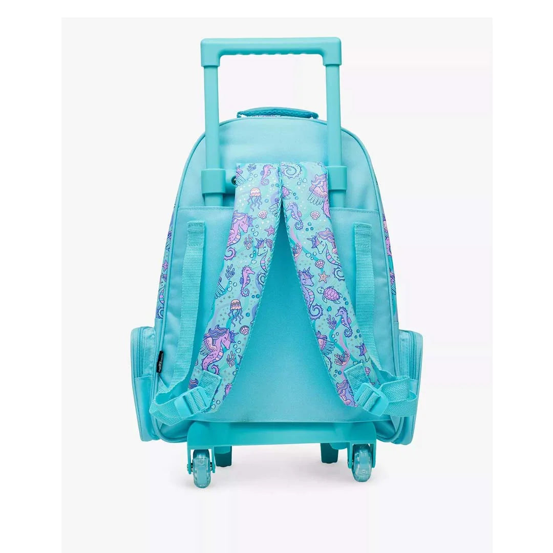 SMIGGLE School Bags: Epic Adventures wheeled woven trolley backpack - Jaiman Toys