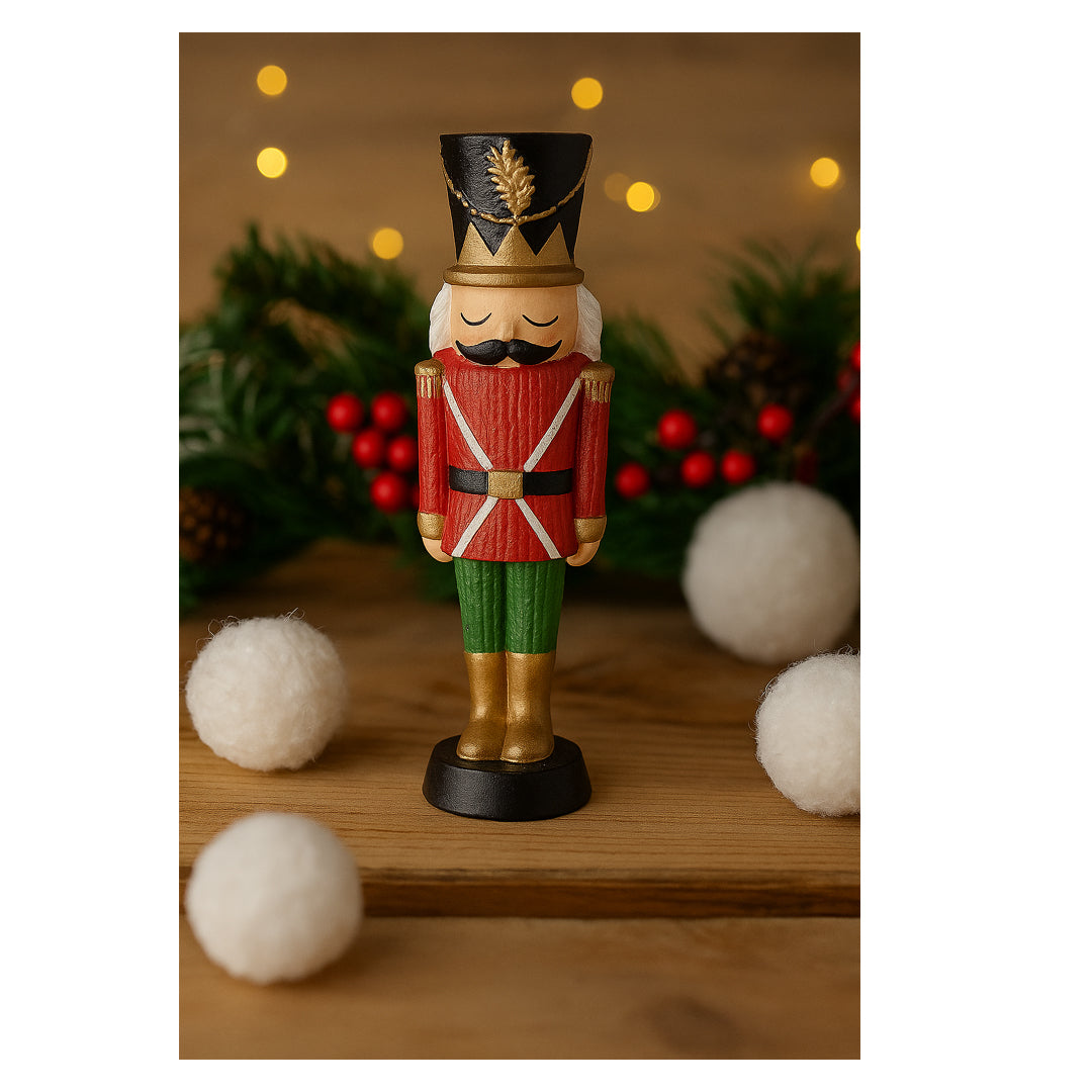 Classic Christmas Nutcracker Figurine | Festive Soldier Decoration for Home & Table DΓ©cor