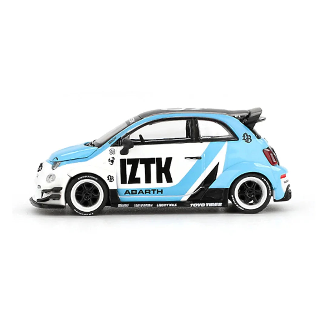 Mini GT 1:64 Abarth 595 LB-WORKS x Abas Works IZTK LHD Diecast Scale Model Car