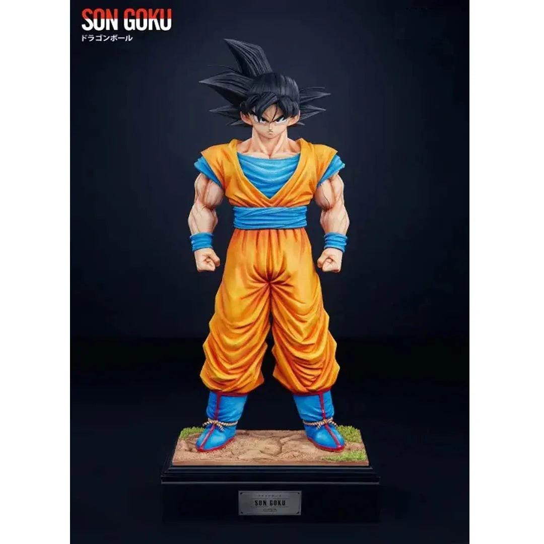 Dragon Balls Ultimate Action Figure Son Goku Super Saiyan Figure β 32cm PVC Anime Statue with Base | DBZ Collectible Model Toy Gift HW - Jaiman Toys
