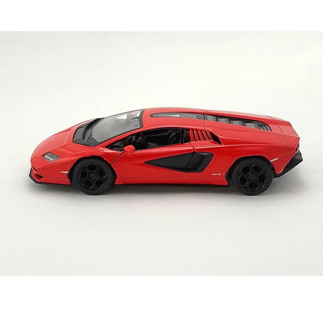 KiNSMART 1:38 Lamborghini Countach LPI 800-4 Diecast Model Car β Pullback, Openable Doors, Collectible Toy- Red - Jaiman Toys