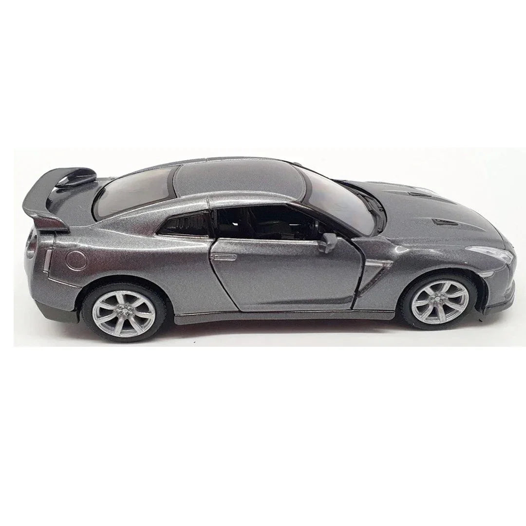 KiNSMART KT5340W Nissan GT-R R35 – 1:36 Scale Die-Cast Model Toy Car - Grey - Jaiman Toys
