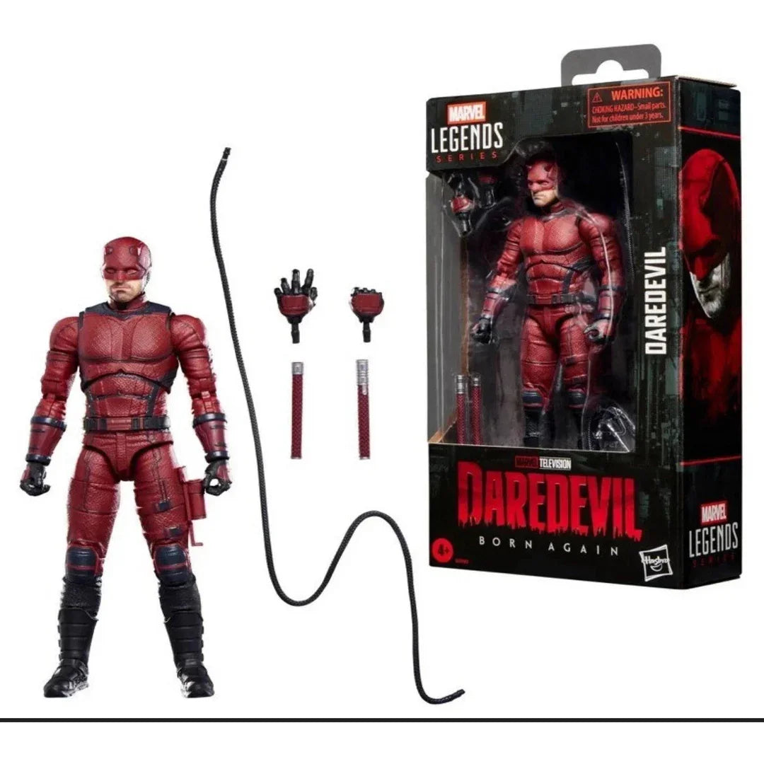 Marvel Legends Daredevil: Born Again Action Figure | 6-Inch Collectible Figure with Batons & Cable