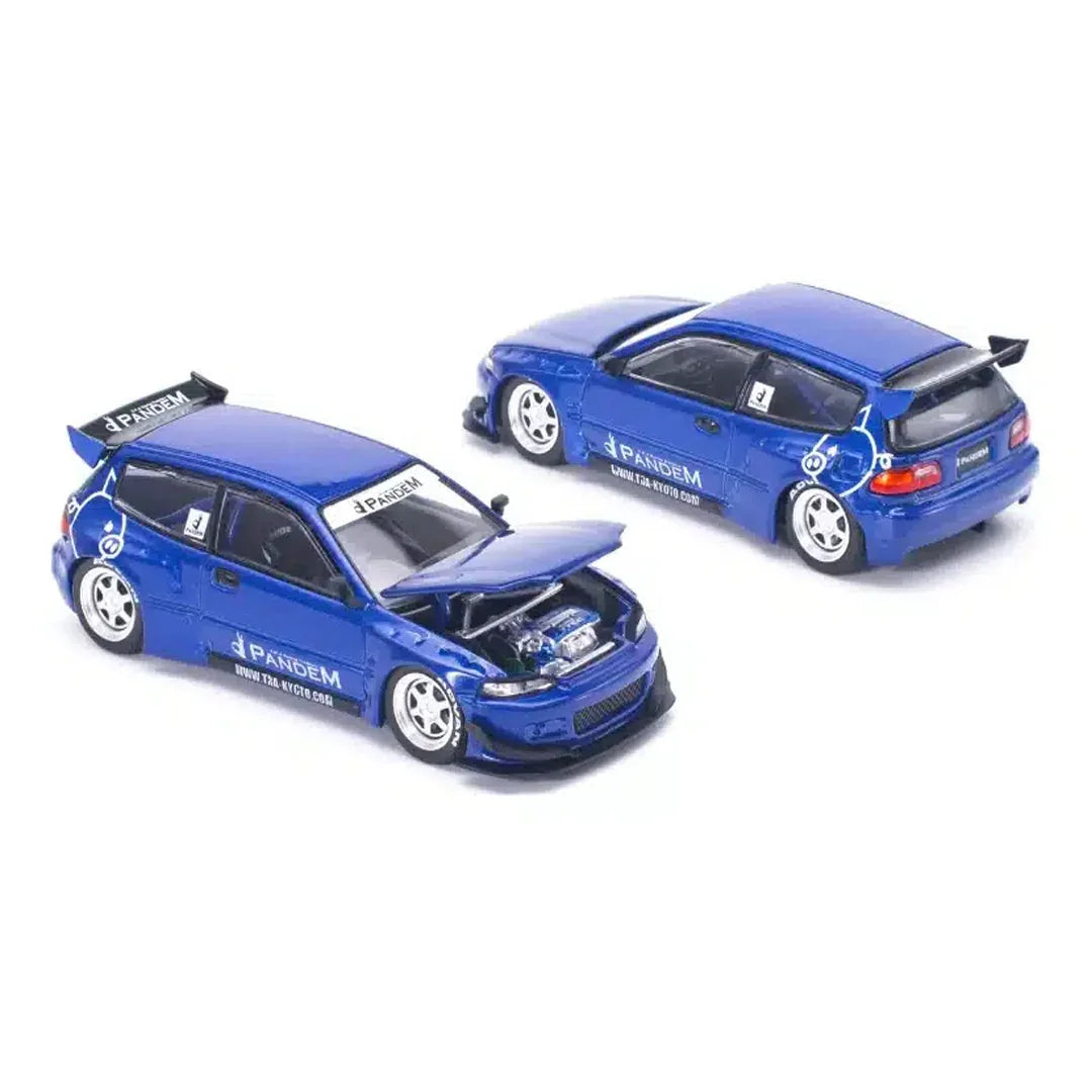 Pop Race 1:64 Honda Civic EG6 Pandem v1.5 | Widebody JDM Diecast Model Car