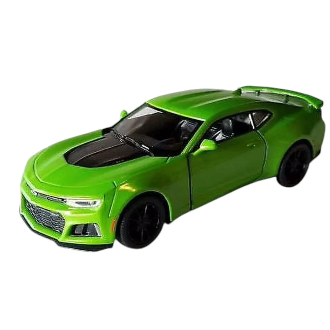 KiNSMART 1:36 Scale 2017 Chevrolet Camaro ZL1 Die-Cast Model Car - Green - Jaiman Toys