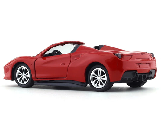 Road Burner 1:36 Red Die-Cast Sports Car with Pull-Back Action & Opening Doors