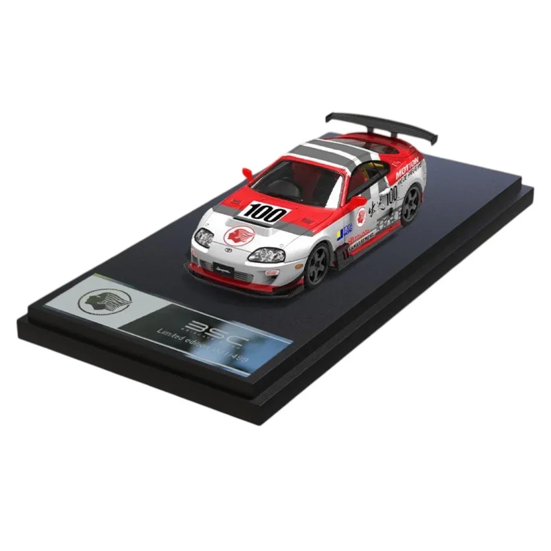 BSC Toyota 1:64 Supra A80 Idemitsu 100 Regular Edition Racing Diecast Car Model