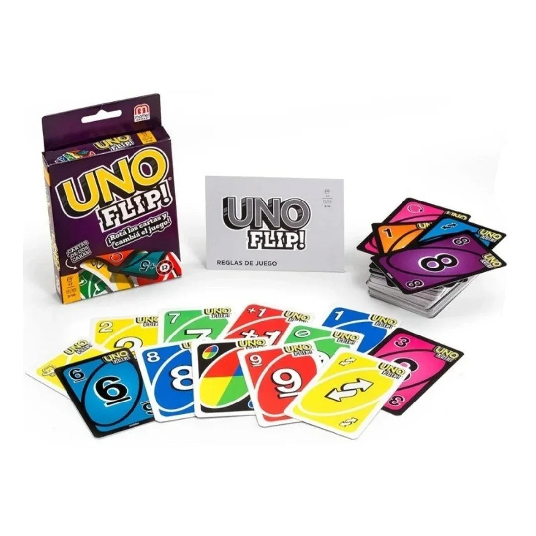 Mattel Games Uno 50th Anniversary and Uno Flip 2-Pack - Jaiman Toys