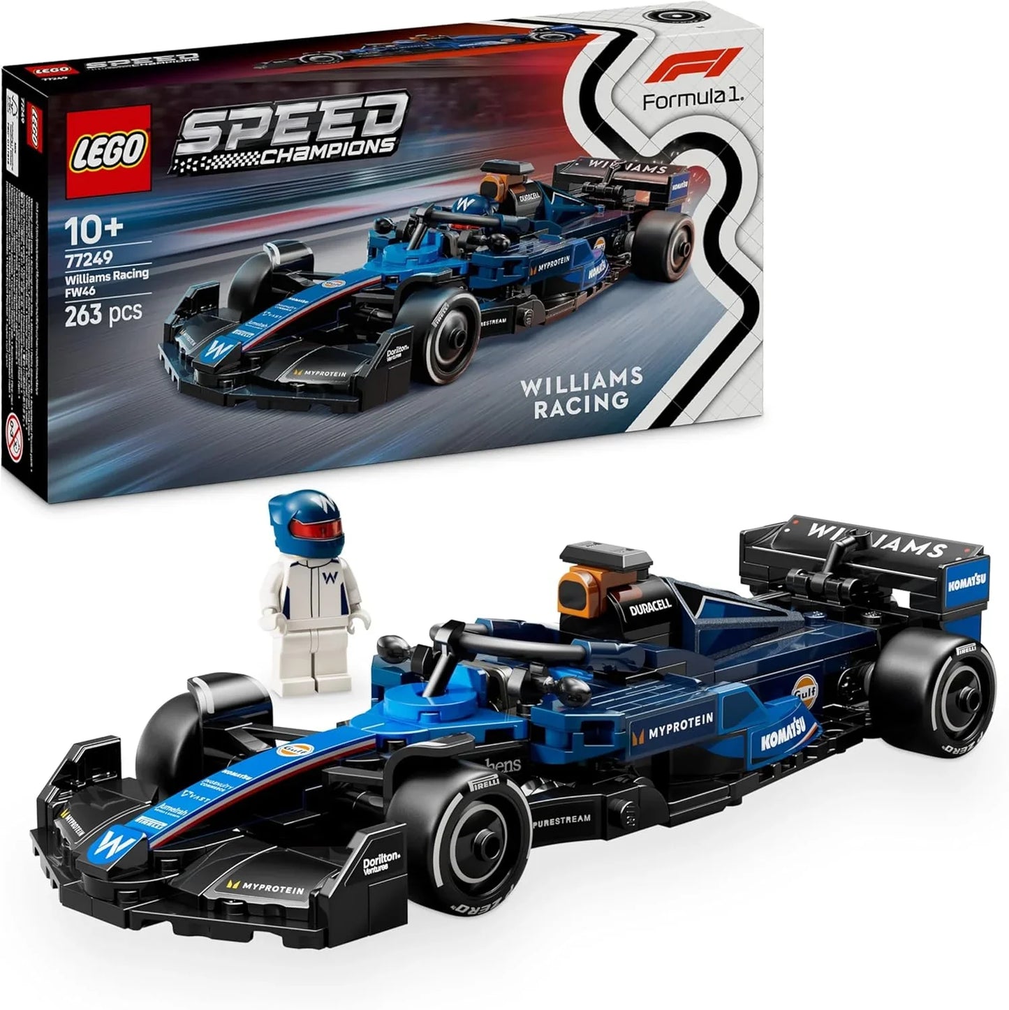 LEGO 77249 Speed Champions Williams Racing FW46 F1 Race Car - Jaiman Toys
