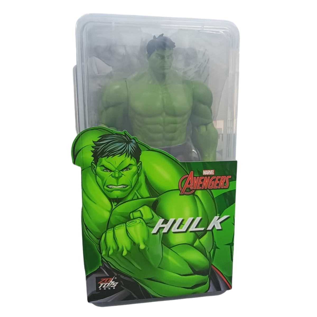 ZD Toys Marvel Avengers Hulk 9 inch Action Figure with Display Packaging β Green Superhero Collectible Toy