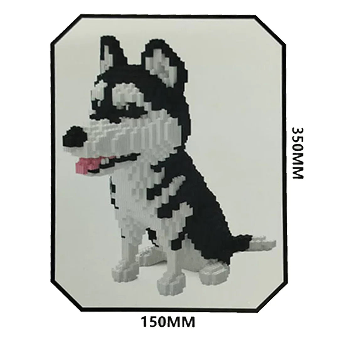 Creative 3D Husky Building Blocks Toy (2524PCS), Best Gift for Adults and Kids - Jaiman Toys