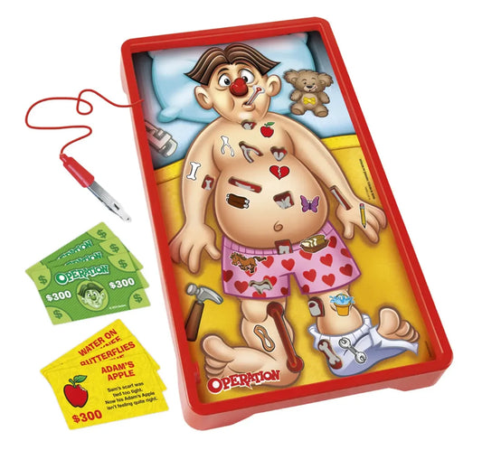 Hasbro Gaming Classic Operation Electronic Board Game | Skill & Fine Motor Activity Game for Kids & Family Game Night (Ages 6+)