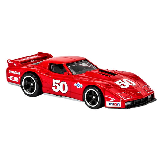 Hot Wheels Premium FPY86-961T 1:64 Vintage Racing Complete Set of 5 Die-Cast Cars – Porsche 917K, Ferrari 250 GTO, Corvette, Lancia Stratos & Jaguar XJS | Car Culture 10th Collection