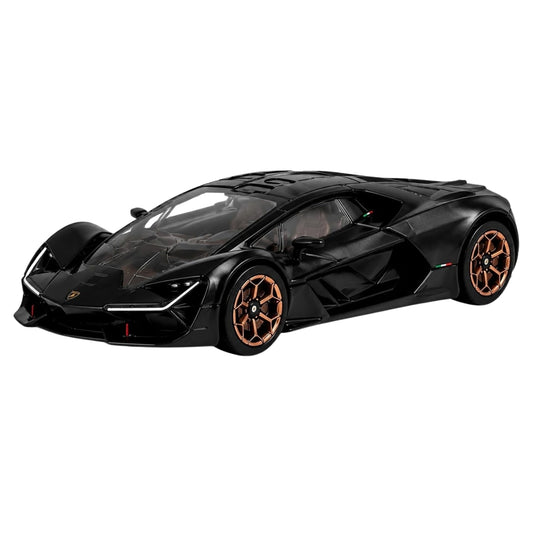 Bburago 1:64 Lamborghini Terzo Millennio Black Die-Cast Model Car – Futuristic Concept Supercar Replica for Collectors & Lamborghini Fans