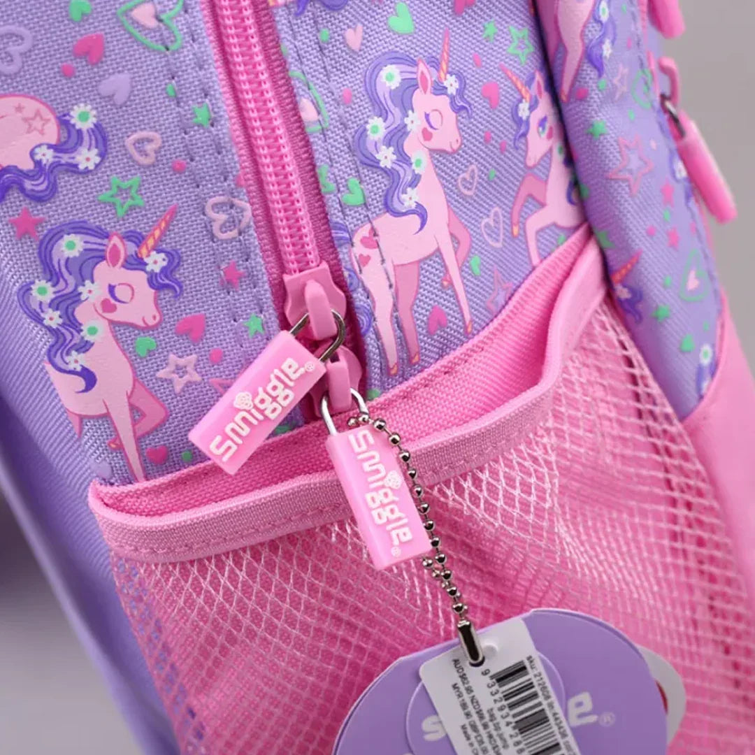 Smiggle School Bag : Unicorn Colorful & Stylish 16 Inch Backpack for Kids - Jaiman Toys