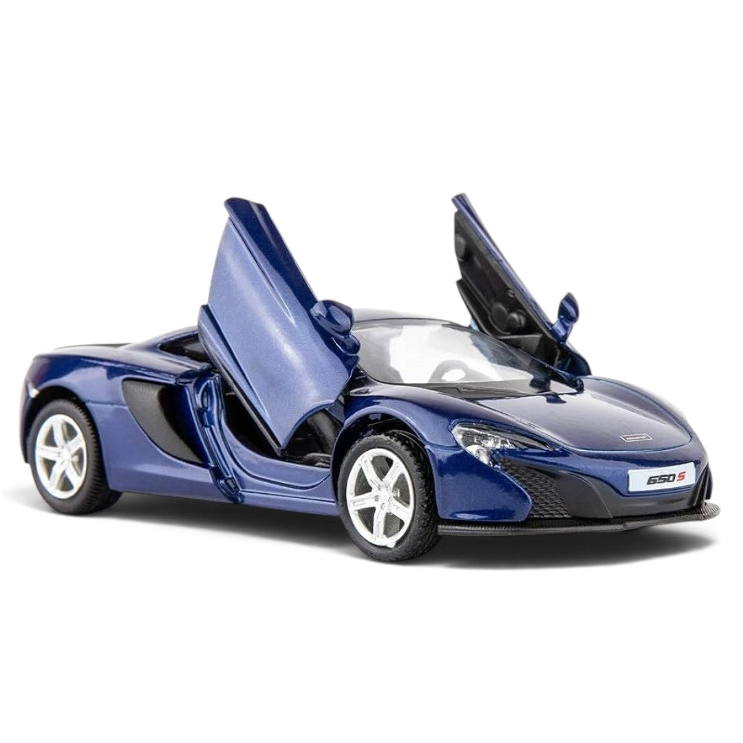 RMZ City 1:32 McLaren 650S Diecast Model Car – Blue/Orange (2 Variants)