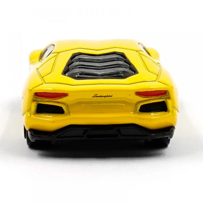 Tomica 1:68 Lamborghini Aventador LP 700-4 Asia Version AO-03 Yellow – Diecast Supercar Model | Collectible Toy Car
