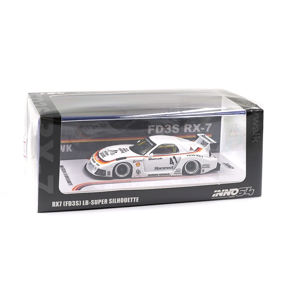 INNO64 1/64 Die-Cast MAZDA RX7 (FD3S) LB-SUPER SILHOUETTE