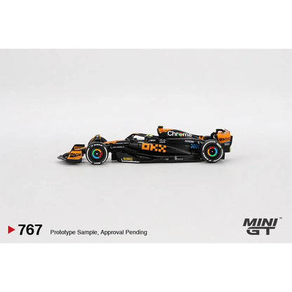 MINI GT McLaren MCL60 #4 – Lando Norris – 2023 F1 Japanese GP 2nd Place – Lando Norris - Jaiman Toys