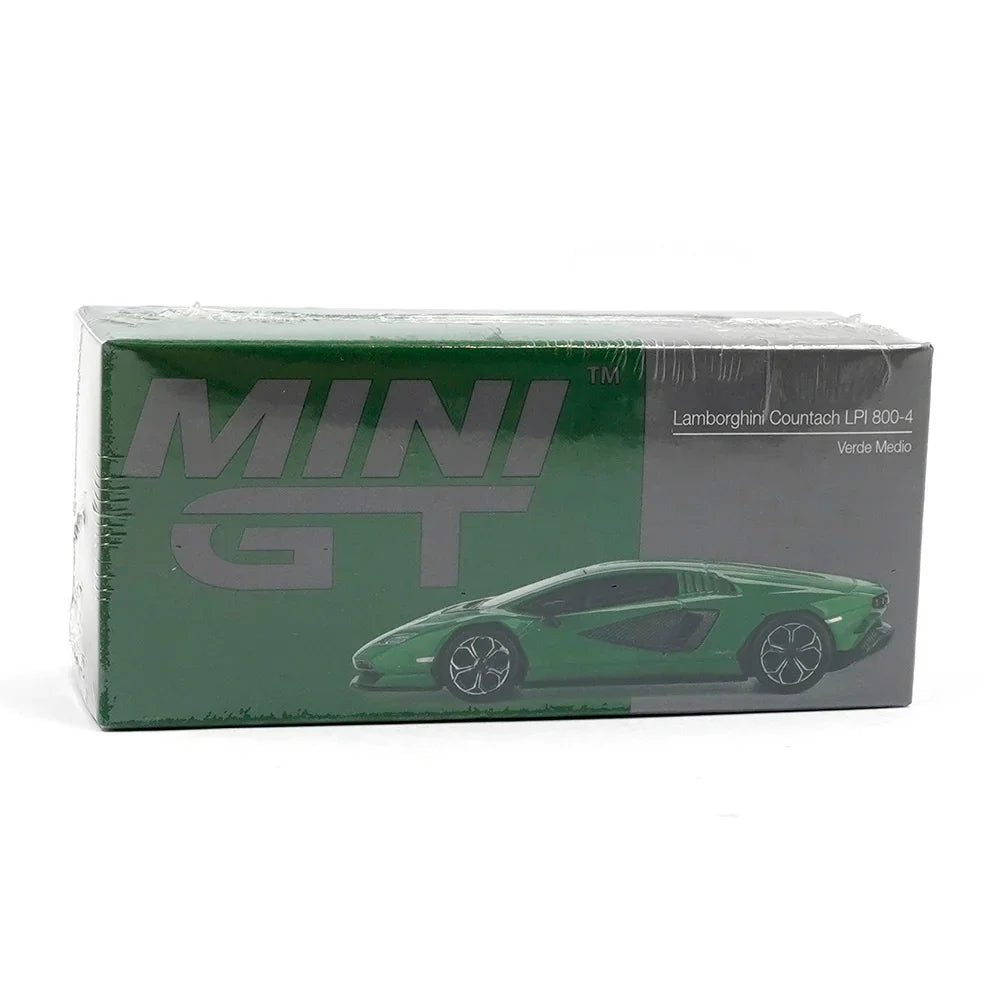 MINI GT MGT00976 Lamborghini Countach LPI 800-4 Verde Medio - Jaiman Toys