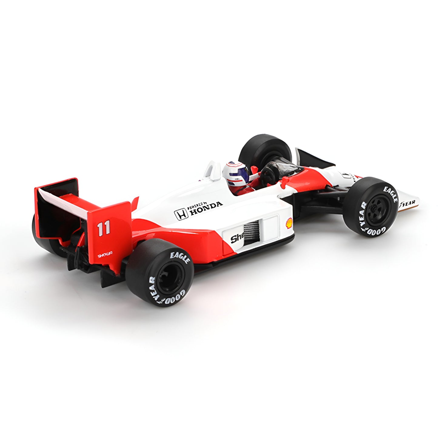 MINI GT 1:64 McLaren MP4/4 #11 Alain Prost 1988 Japanese Grand Prix 2nd Place F1 Die-Cast Model Car