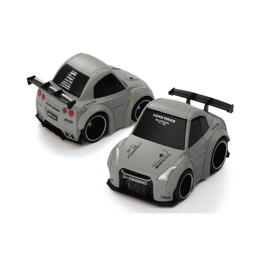 Mini GT Qube Carz Nissan GT-R R35 LB WORKS Type 1 Matte Grey – Blister Pack