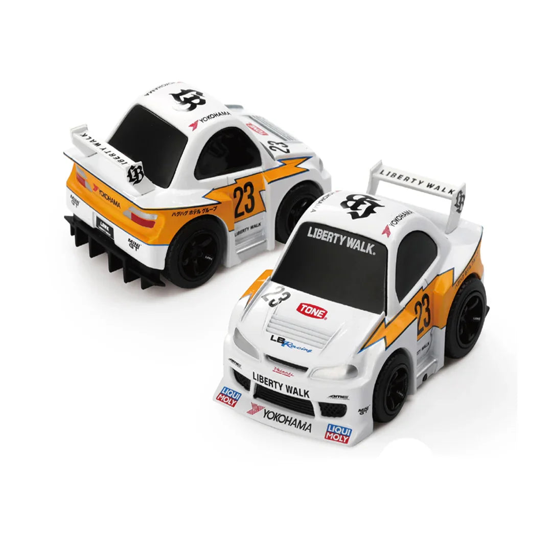 Mini GT Qube Carz Nissan LB-Super Silhouette S15 SILVIA Liberty Walk – Blister Pack