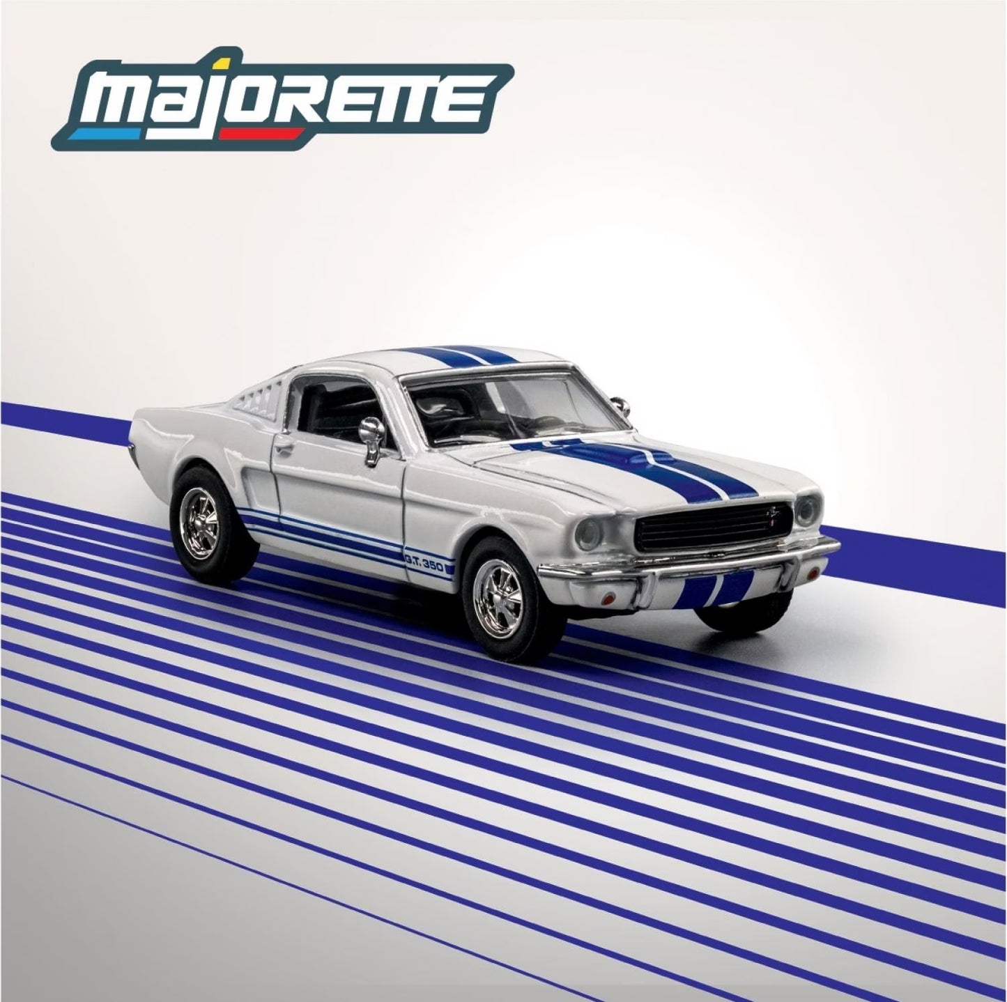 Majorette Collection 1965 SHELBY GT350 (Premium Collectible) -Diecast Car - Jaiman Toys