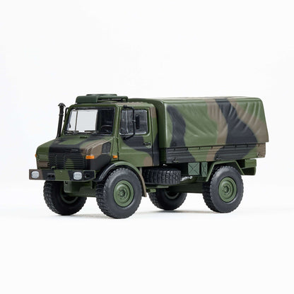 MASSDI 1:64 U1300L Military Truck Army Green (TJ1013) Die-Cast Model Vehicle – Tactical Off-Road Army Transport Collectible