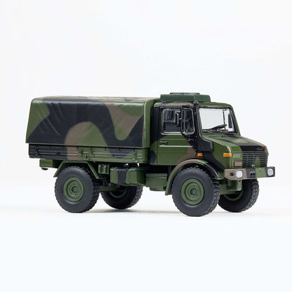 MASSDI 1:64 U1300L Military Truck Army Green (TJ1013) Die-Cast Model Vehicle – Tactical Off-Road Army Transport Collectible