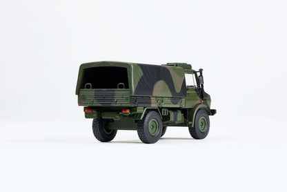 MASSDI 1:64 U1300L Military Truck Army Green (TJ1013) Die-Cast Model Vehicle – Tactical Off-Road Army Transport Collectible