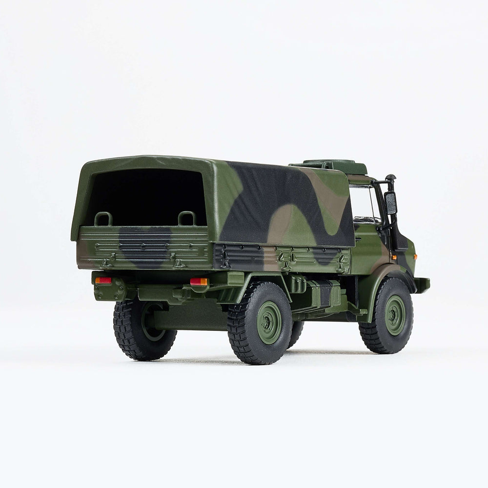 MASSDI 1:64 U1300L Military Truck Army Green (TJ1013) Die-Cast Model Vehicle – Tactical Off-Road Army Transport Collectible