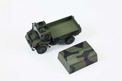 MASSDI 1:64 U1300L Military Truck Army Green (TJ1013) Die-Cast Model Vehicle – Tactical Off-Road Army Transport Collectible