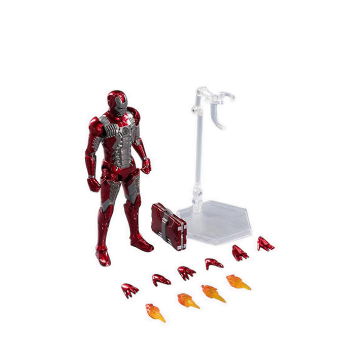 ZD Toys Marvel Avengers 1/10 Iron Man MK5 Action Figure with Lighting Function