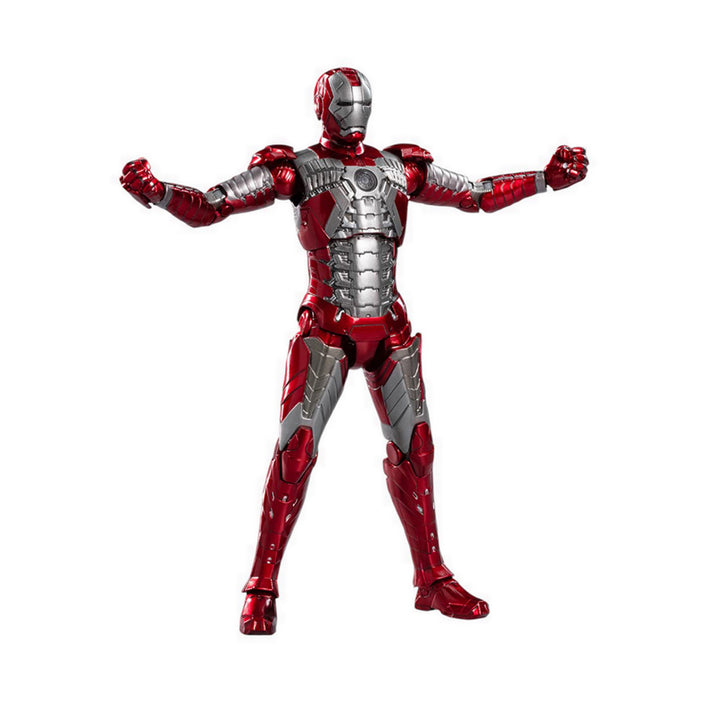 ZD Toys 1:10 Iron Man MK5 Luminous Version (1907-05) | Light-Up Function Arc Reactor | Scale Marvel Collectible Action Figure