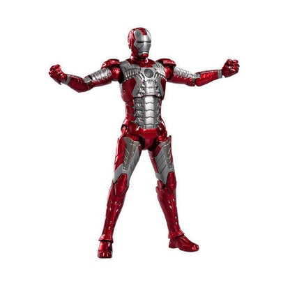 ZD Toys 1:10 Iron Man MK5 Luminous Version (1907-05) | Light-Up Function Arc Reactor | Scale Marvel Collectible Action Figure