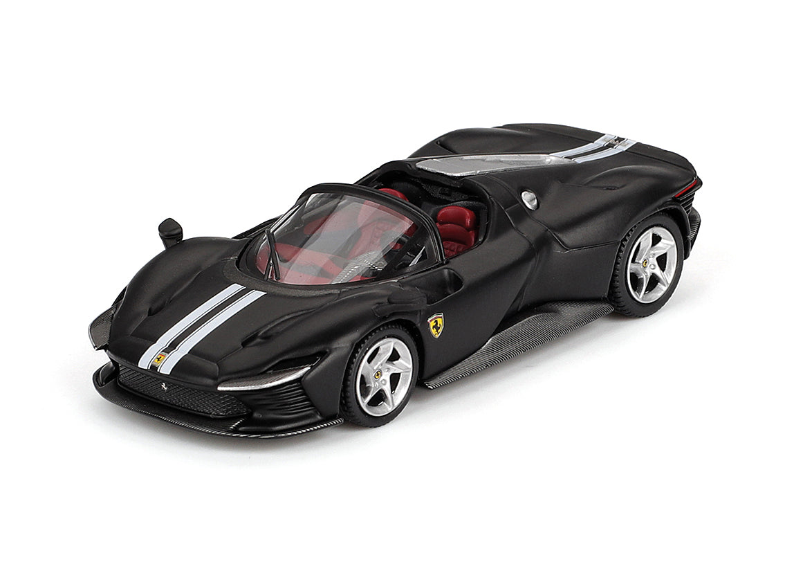 BBR 1:64 Ferrari Daytona SP3 Matt Black Diecast Model Car – Premium Collector Edition