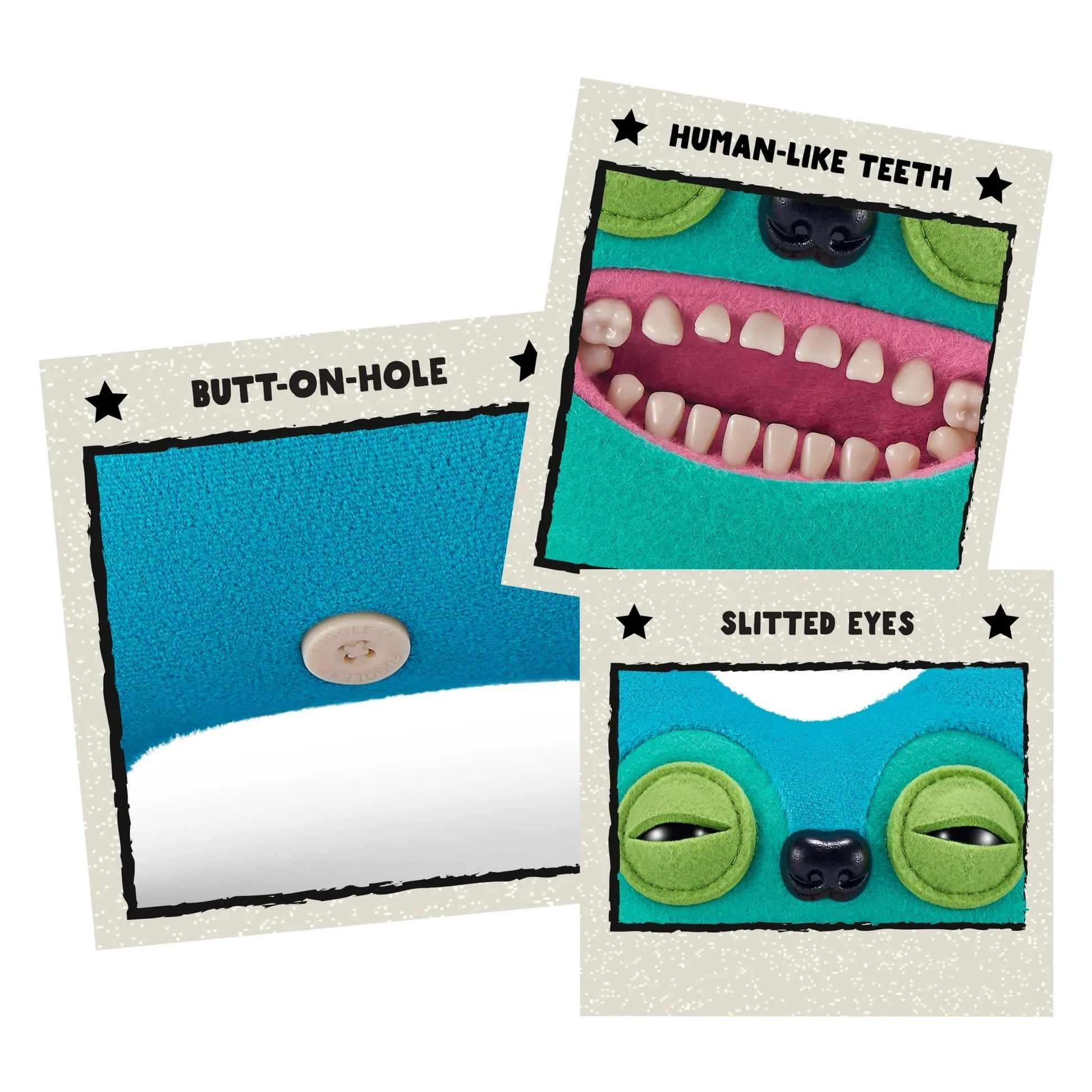 Fuggler New Fuggs on the Block 9 inch (Greedy Grinner), Funny Ugly Monster Soft Plush Toy by ZURU - Jaiman Toys