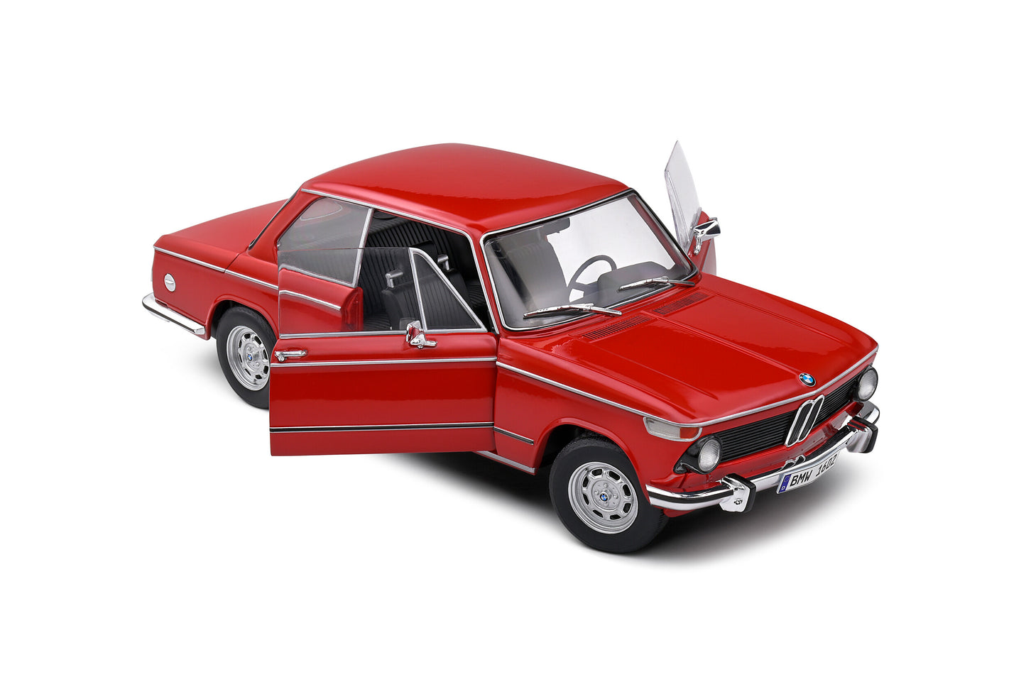 Solido 1:18 BMW 1602 Die-Cast Model Car – Classic Red Collector Scale Vehicle