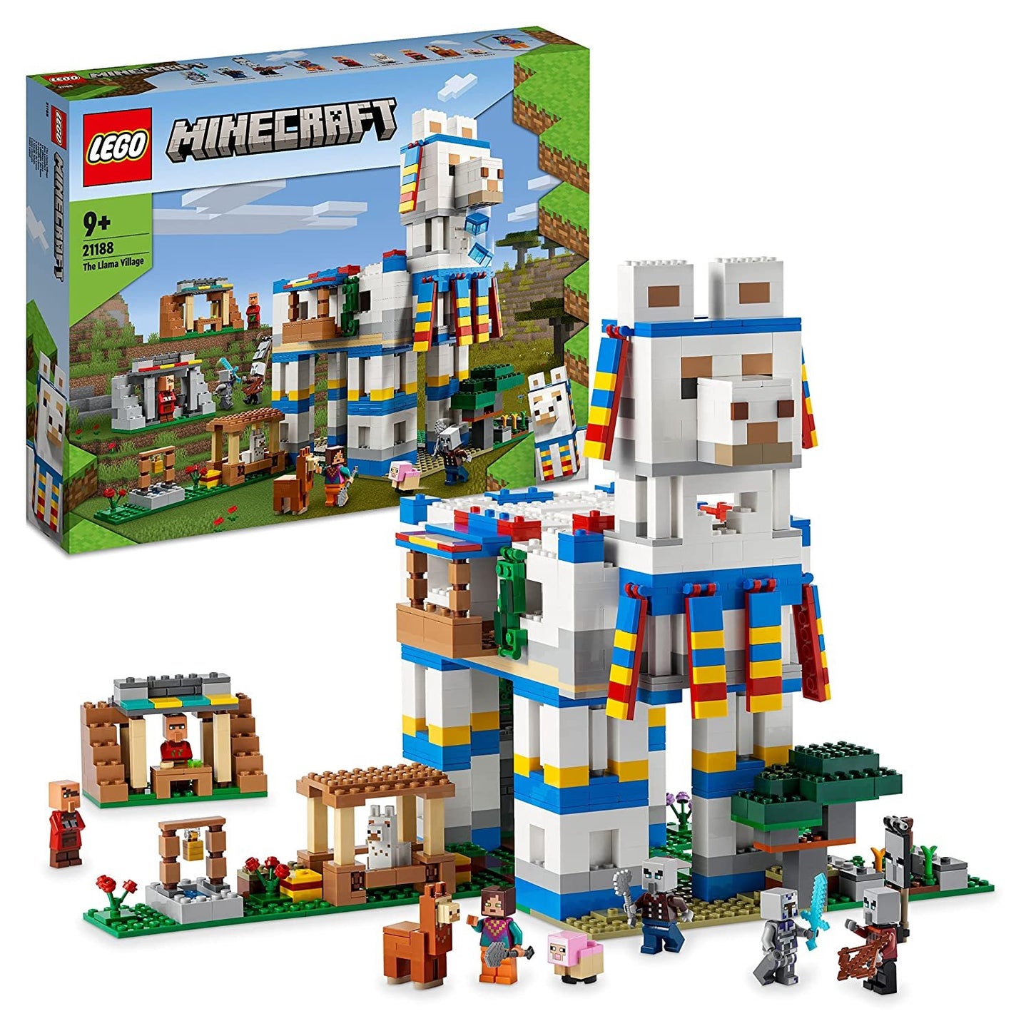 LEGO Minecraft The Llama Village 21188 Building Kit (1,252 Pieces)