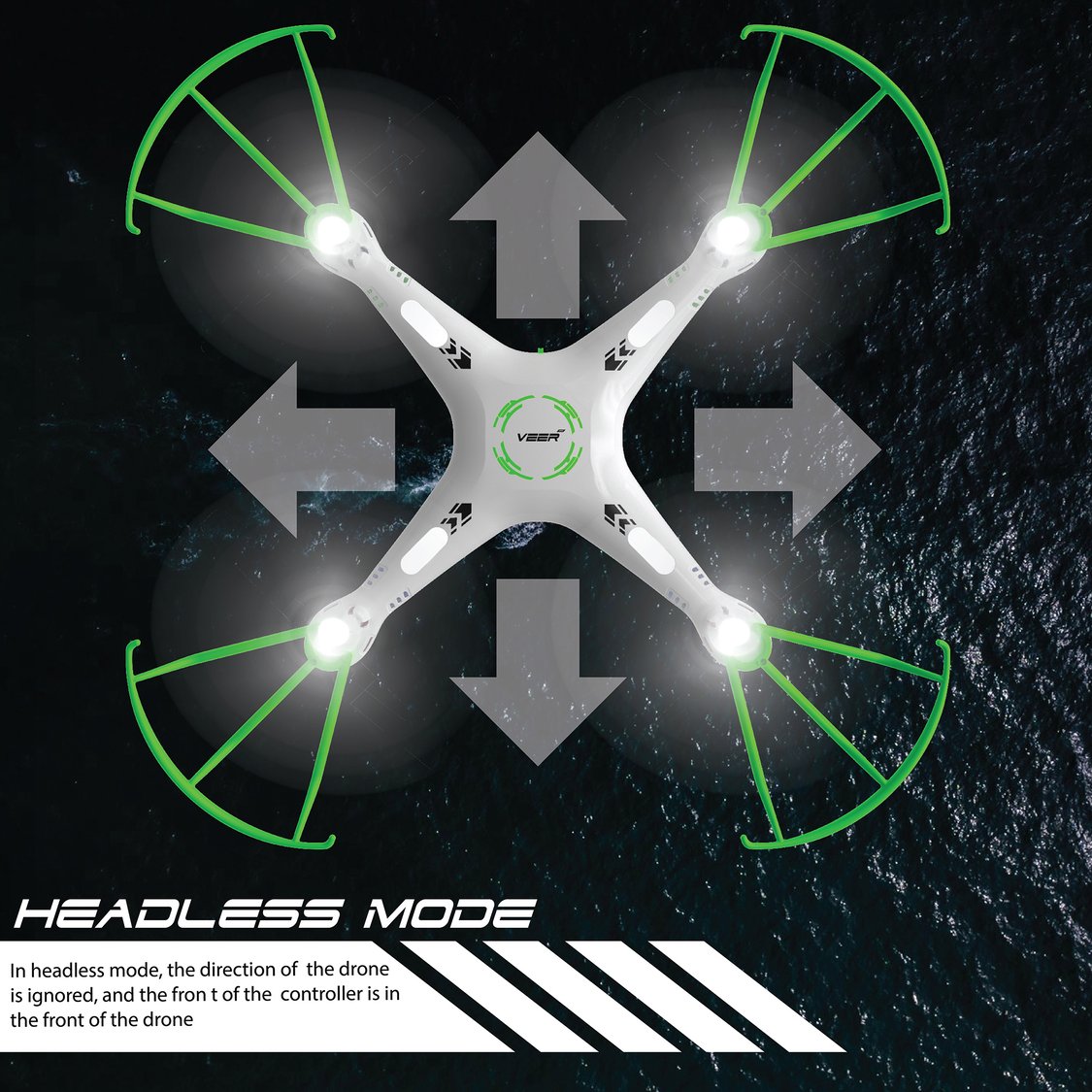 VEER 360 | Altitude Holding Drone | Double Battery-Double Fun - ASSORTED COLOR
