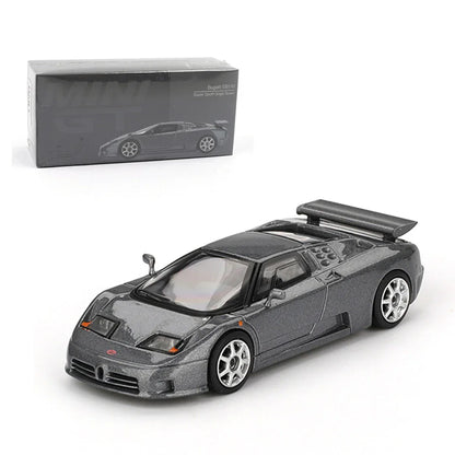 MINI GT Bugatti EB110 Super Sport – Grigio Scuro | 1:64 Scale Diecast Model Car - Jaiman Toys
