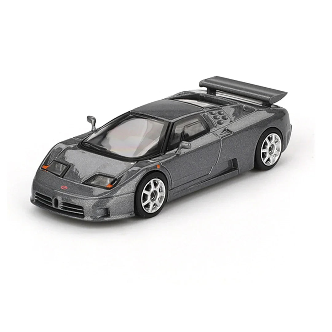 MINI GT Bugatti EB110 Super Sport – Grigio Scuro | 1:64 Scale Diecast Model Car - Jaiman Toys