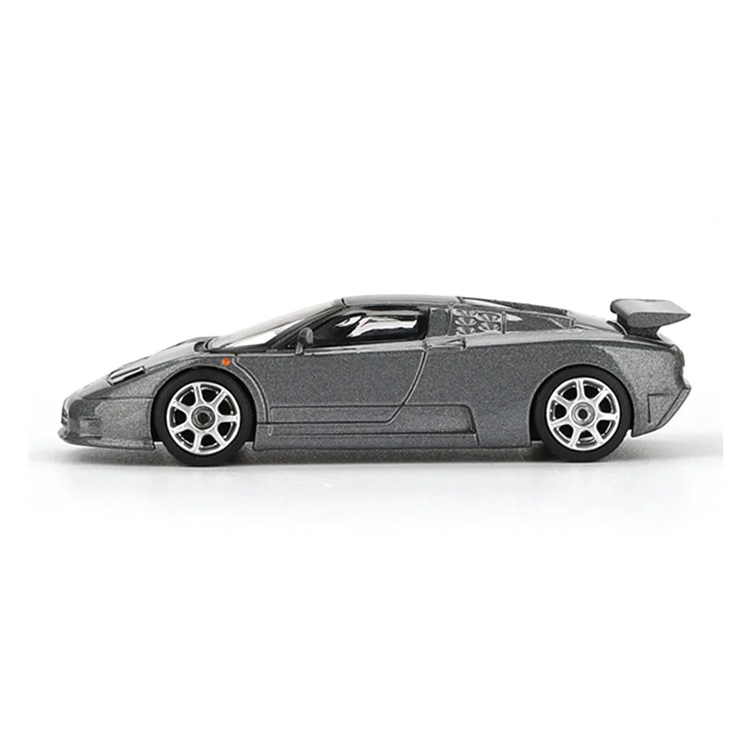 MINI GT Bugatti EB110 Super Sport – Grigio Scuro | 1:64 Scale Diecast Model Car - Jaiman Toys