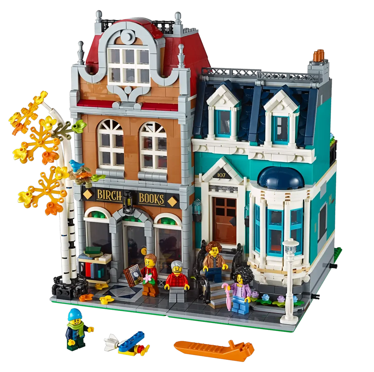 LEGO Creator Expert Bookshop 10270 Building Kit (2504 Pieces),Multicolor